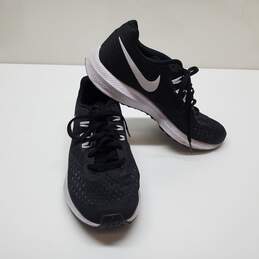 Nike Men's Air Zoom Winflo 4 Running Shoe Black/White/Dark Grey Sz 8