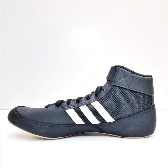 Buy the Adidas Havoc Wrestling AQ3325 Black Sneakers Men's Size 8.5 | GoodwillFinds
