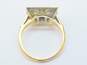 Art Deco 14K Yellow Gold 0.10 CTTW Diamond Ring 3.5g image number 3