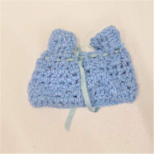 Vintage Handmade Knit & Crocheted Baby & Doll Clothing image number 8