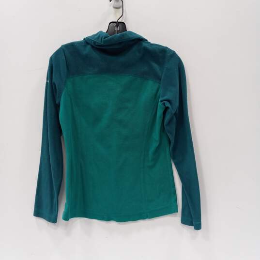 Columbia Green 1/4 Zip Pullover Sweater Women's Size XS image number 2