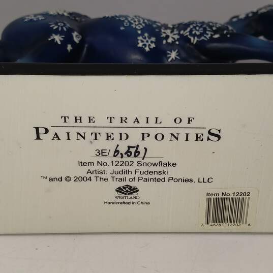 Westland The Trail of Painted Ponies 12202 Snowflake Horse Statue image number 5
