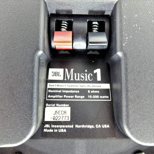 JBL Brand Music 1 (Sat 1/Bass 1) Model Bookshelf Speakers (Pair) image number 4