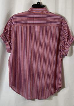 NWT Xirena Womens Multicolor Cotton Striped Collared Button-Up Shirt Size XS alternative image