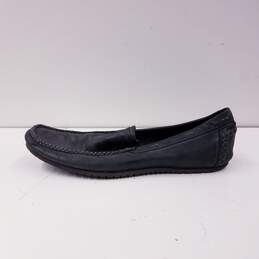 John Varvatos Black Leather Loafers Shoes Men's Size 12 M alternative image