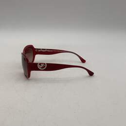 Michael Kors Womens Red Full Rim UV Protection Cat Eye Sunglasses w/ Case alternative image