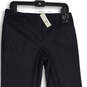 NWT Womens Navy Signature Fit Flat Front Bootcut Leg Dress Pants Size 6 image number 3