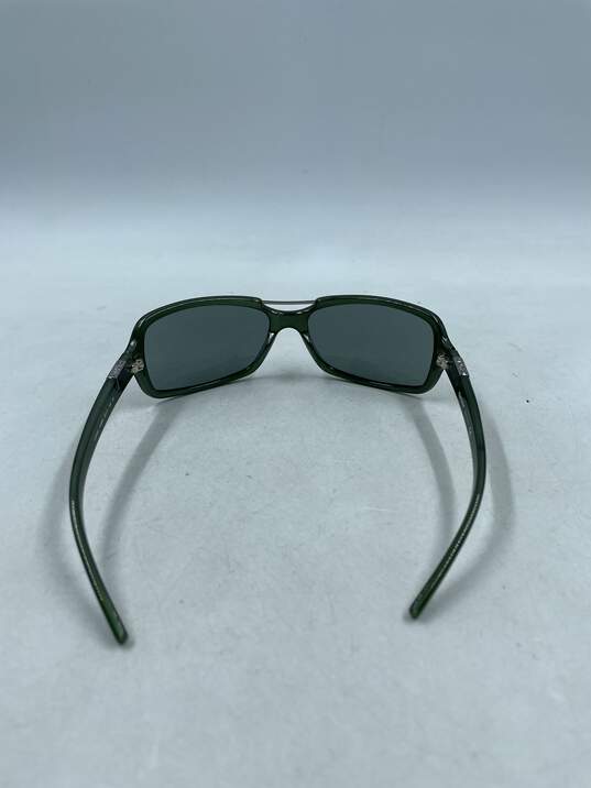DKNY Green Rectangle Sunglasses image number 3