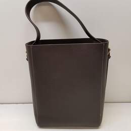 J. McLaughlin Leather Bucket Shoulder Bag Brown alternative image