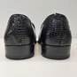 Mezlan Platinum Casanova Black Genuine Alligator Croc Leather Loafers Shoes Men's Size 10 M image number 4