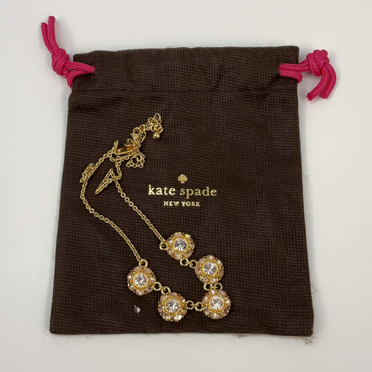 Designer Kate Spade Putting On The Ritz Statement Necklace With Dust Bag image number 2