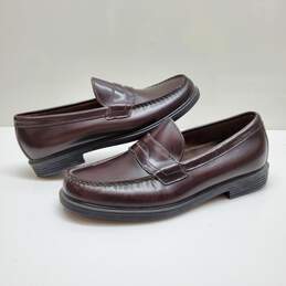 WOMENS ROCKPORT BROGUE LEATHER LOAFERS SIZE 8