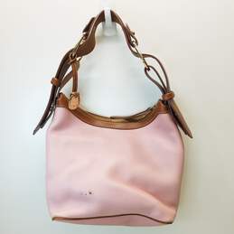 Dooney & Bourke Pebbled Shoulder Bag Pink Brown alternative image