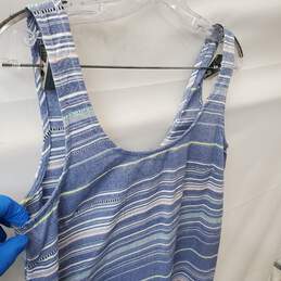 Women's Blue Striped Marine Layer Cotton Dress Size M alternative image