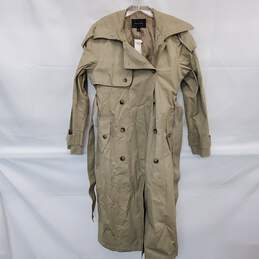 Banana Republic Tan Double Breasted Trench Coat Size S