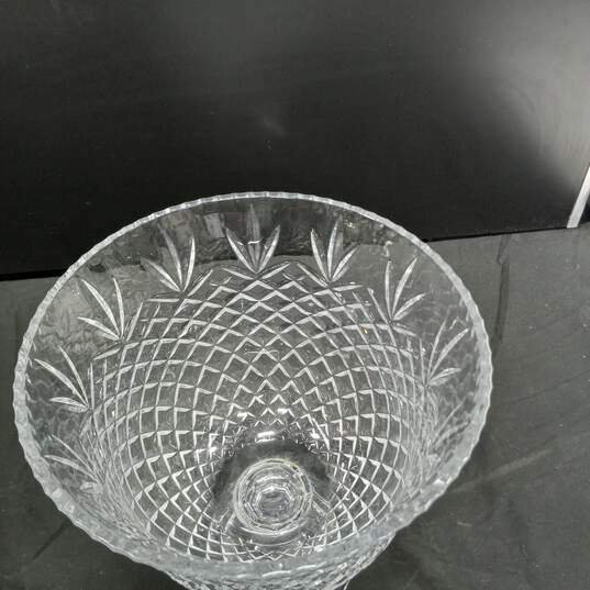 Godinger Crystal Pineapple Pedestal Vase image number 2