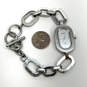 Designer Fossil F2  ES-9417 Link Chain Strap Analog Dial Quartz Wristwatch image number 1