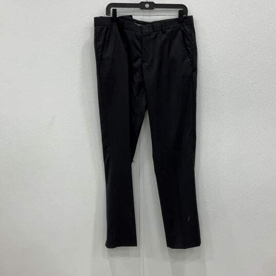 Emporio Armani Mens Gray Striped Blazer And Pants 2 Piece Suit Set Sz 50 w/ COA image number 5