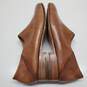 Sutro Brown Leather Women's Flat Casual Shoes Size 10 image number 4
