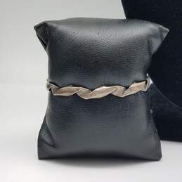 Sterling Lapis Earring Pendant 18" Necklace 5" Cuff Bracelet Bundle 3pcs 24.4g alternative image
