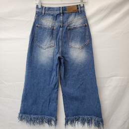 MSGM Milano Women's Crop Frey Hem Jeans Waist 26 alternative image