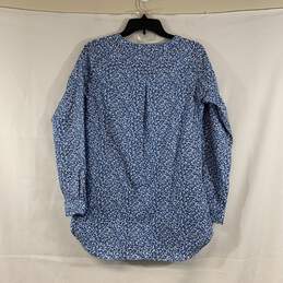 Women's Blue Duluth Trading Co. Button-Up Tunic, Sz. XS alternative image