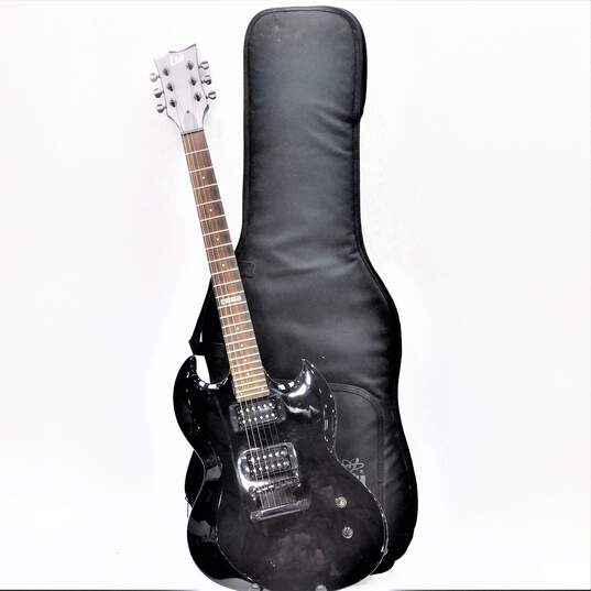 Ltd. by ESP Brand Viper-50 Model Black 6-String Electric Guitar w/ Soft Gig Bag image number 1
