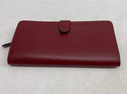 Coach Leather Wallet - Red alternative image