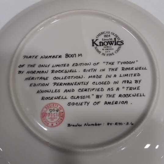 THE BRADFORD EXCHANGE NORMAN ROCKWELL COLLECTOR PLATE IN BOX image number 4