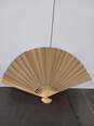 3pc Set of Vintage Bamboo Wall Hanging Oriental Folding Fans image number 7