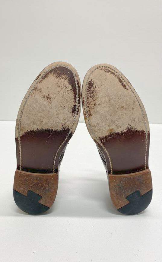 Oak Street Bootmakers Brown Leather Wingtip Oxford Dress Shoes Men's Size 9 D image number 6