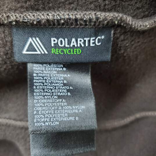 The North Face Jacket Womens XS/TP Brown Ful Zip with Hoodie Polartec Recycled image number 2