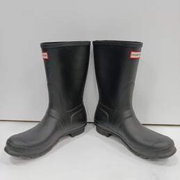 Hunter Women's Black MId Calf Rain Boots Size 6 alternative image