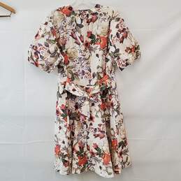 INC International Concept Floral Puff Sleeve Dress Size XL alternative image