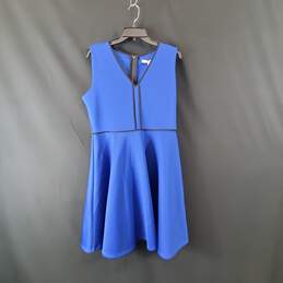 Reed Women Blue Midi Dress Sz L NWT