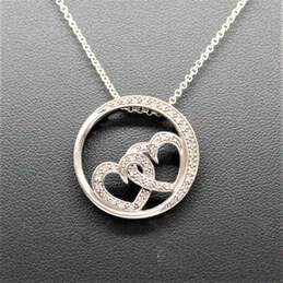 Sterling Silver Diamond Accent Necklace - 6.8g alternative image