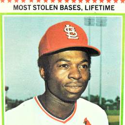 1978 HOF Lou Brock Topps Record Breaker St Louis Cardinals alternative image