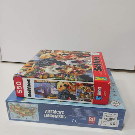 4pc Lot of Assorted Family Jigsaw Puzzles NIB image number 4