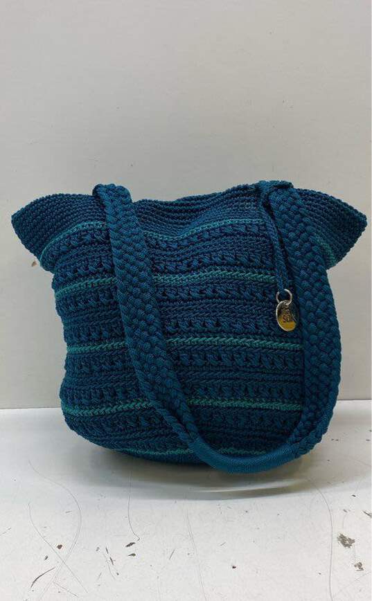 The Sak Crochet Knit Shoulder Bag Green image number 1