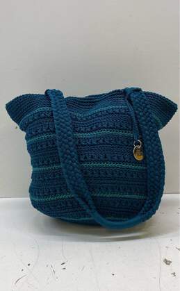The Sak Crochet Knit Shoulder Bag Green