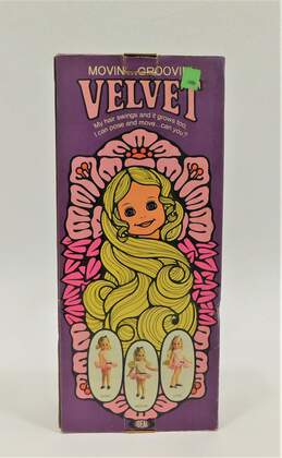 Vintage Movin Groovin Velvet 16inch Ideal Blonde Doll IOB