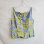 Due Per Due Collection Floral Crop Tank Top NWT Size 4 image number 2