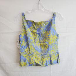 Due Per Due Collection Floral Crop Tank Top NWT Size 4 alternative image