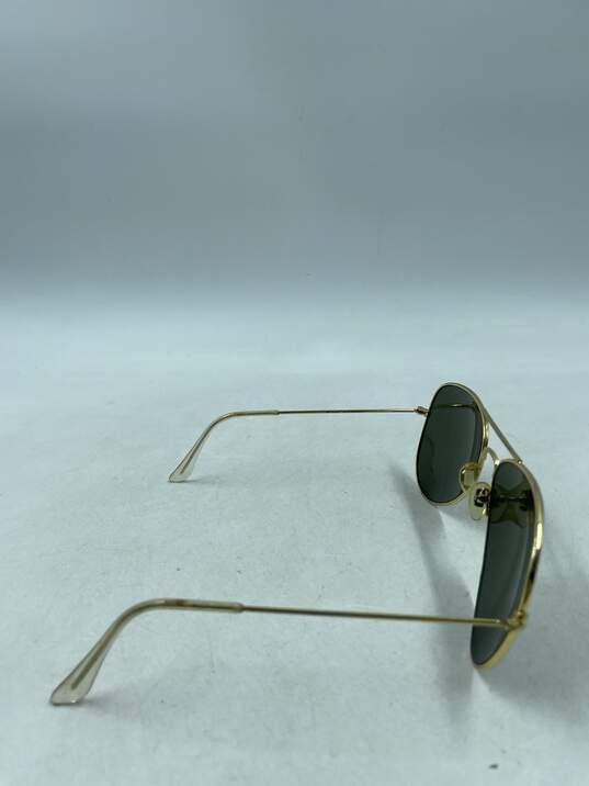 Ray-Ban Gold Aviator Large Sunglasses image number 5