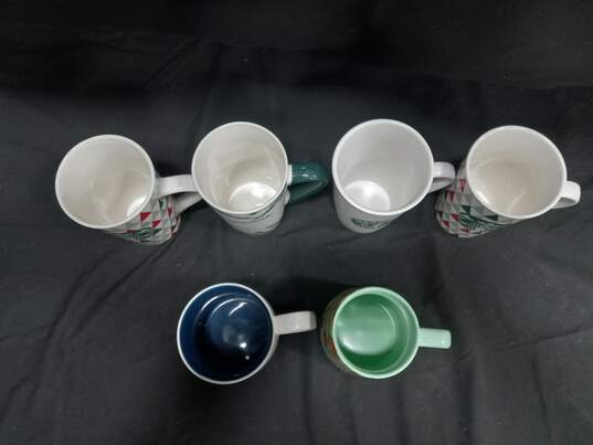 Bundle of 6 Assorted Starbucks Coffee Mugs image number 3