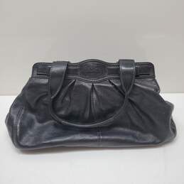 Coach Women's Black Leather Tote Bag Purse alternative image