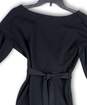 NWT Womens Black Off-Shoulder Puff Sleeve Knee Length Pencil Dress Size S image number 4