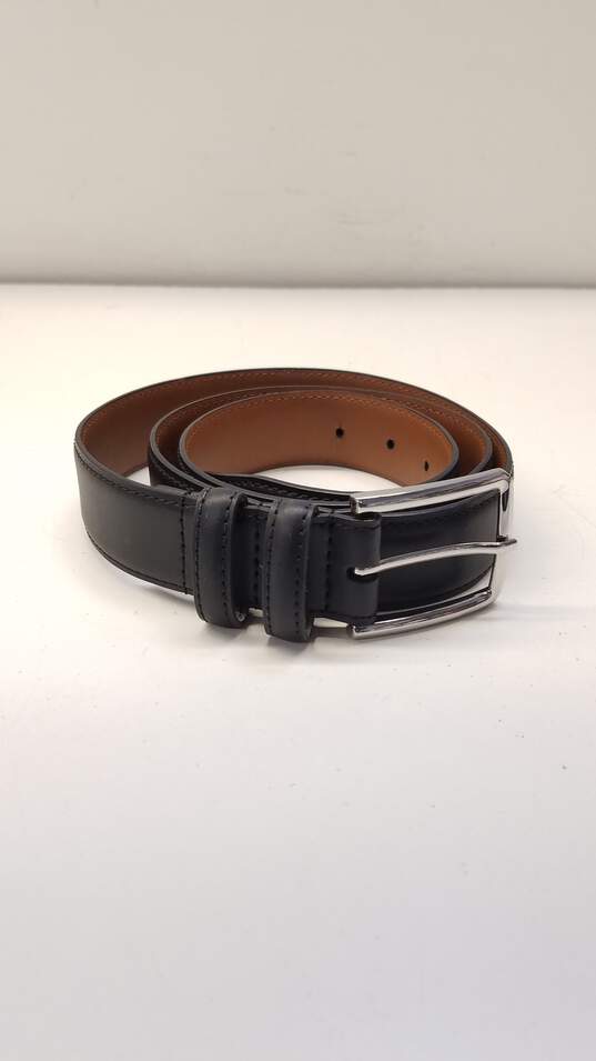 Nordstrom Black Leather Men's Belt Size 42 image number 1