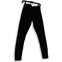 NWT Express Womens Black Denim Dark Wash 5-Pocket Design Skinny Jeans Size 4R alternative image