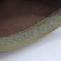 Olive Green/Brown 100% Wool Felt Wide Brimmed Hat W/ Broken Belt Wrap Around image number 8